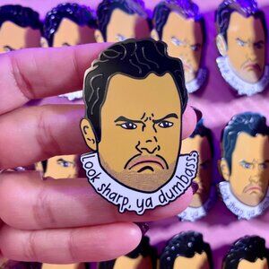 Nick Miller 2" Hard Enamel Pin
